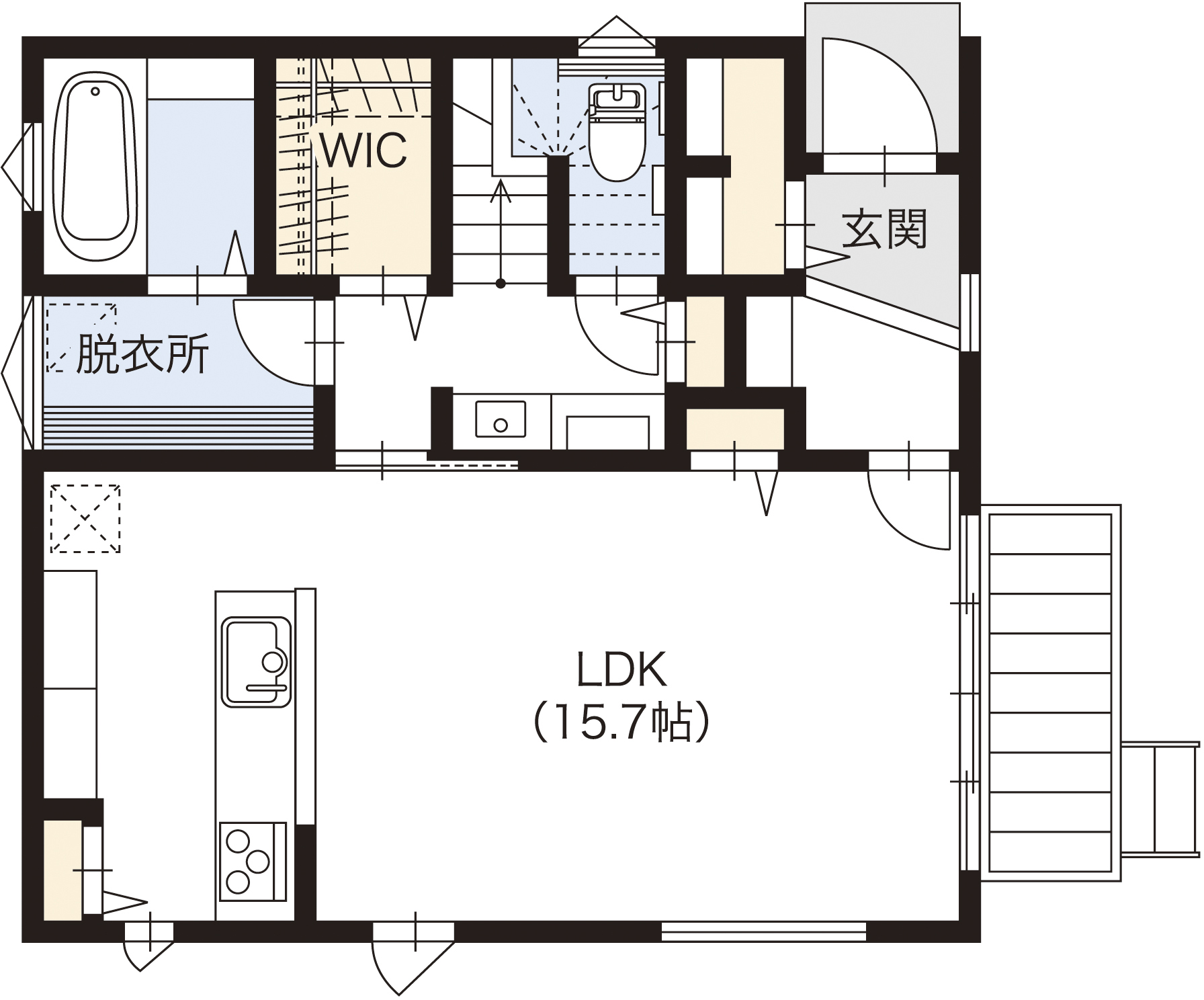 変更後の間取り
